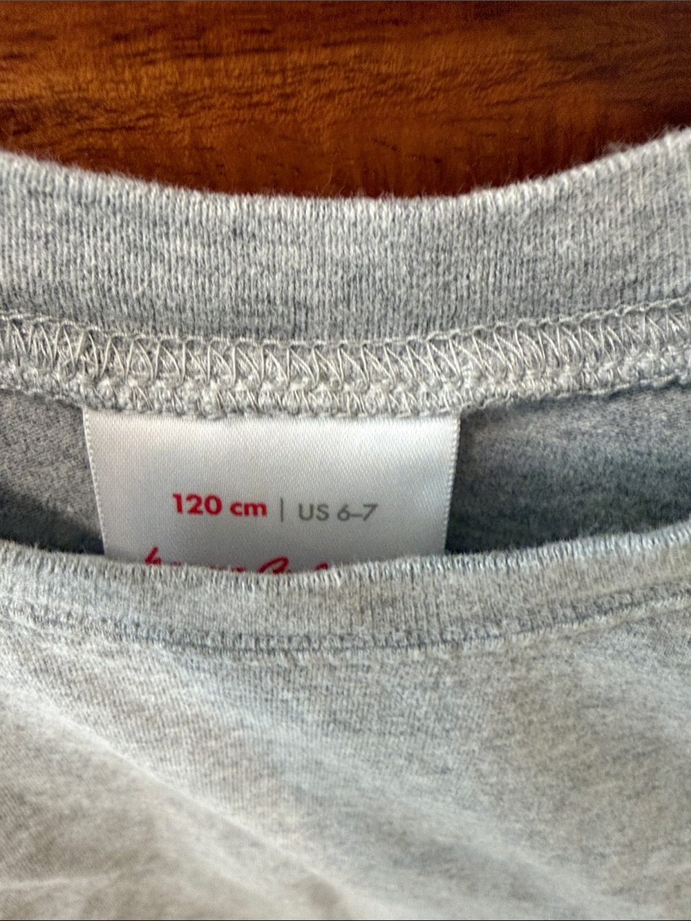 Hanna Andersson Kids Gray Tee & Blue Jogger Pants Set - Picture 2 of 8